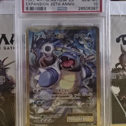 2016 Pokemon Blastoise EX [1st Edition] #92 Pokemon Japanese 20th Anniversary PSA 10