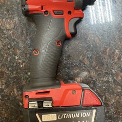 Milwaukee Impact Driver W/ 6.0Ah Battery