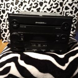 CD pLAYER & COMPLETE STEREO SYSTEM! MAKE & MODEL SHAKER 1000