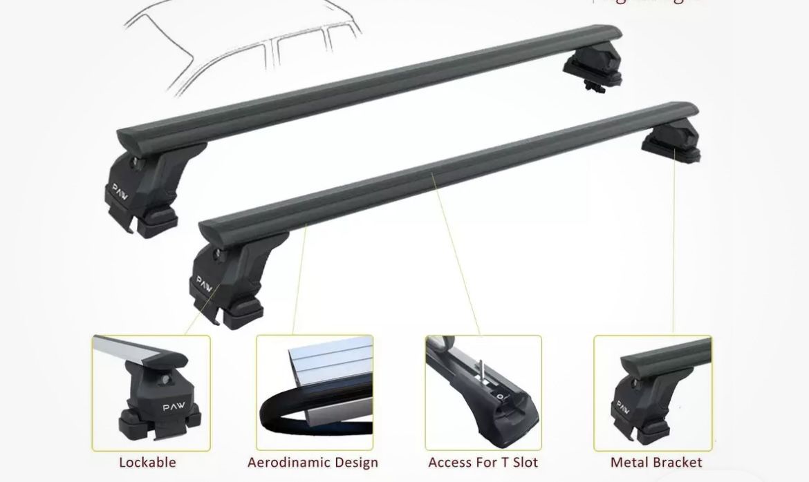 Audi A4/S4 2008-2016 Roof Rack Cross Bars