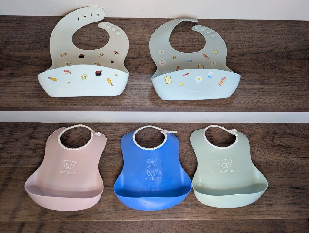 5 BabyBjorn LouLou Lollipop Bibs