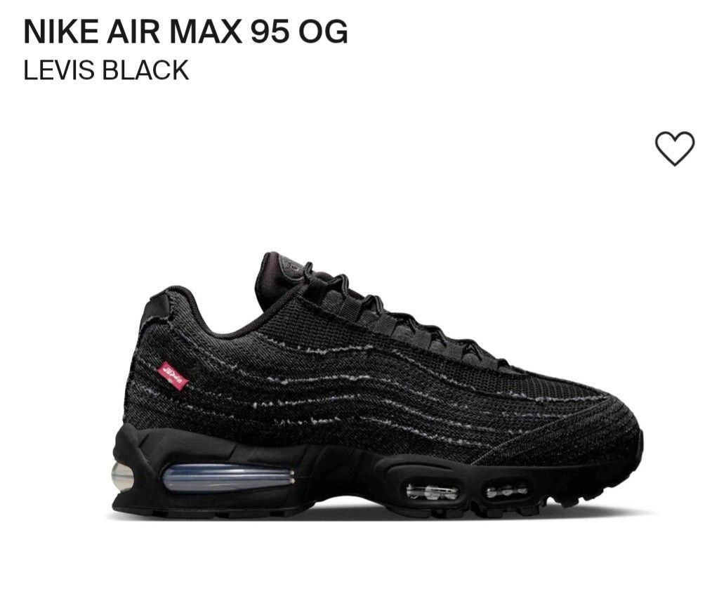 nike air max 95 levis sz 13