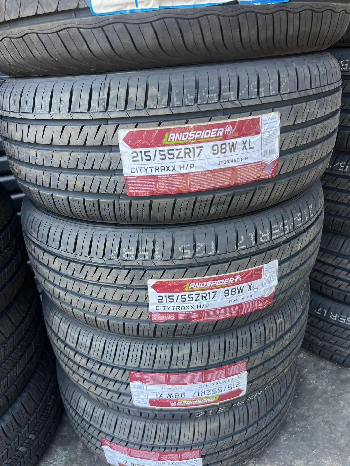 215/55/17 Landspider- New Tires