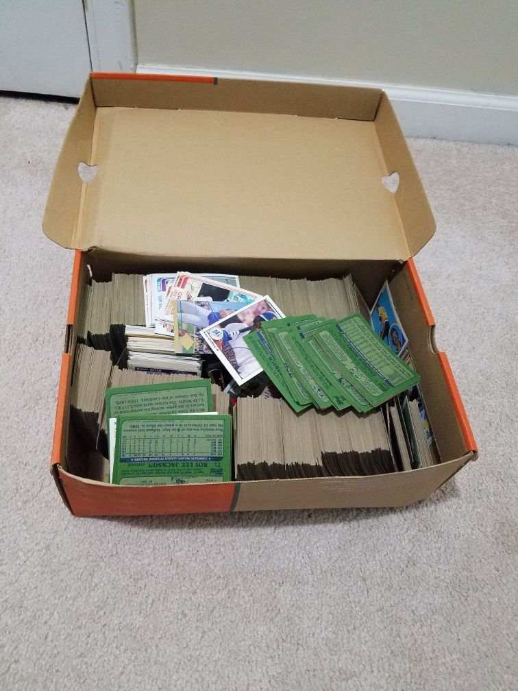 Shoebox of Baseball Cards
