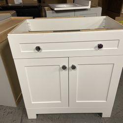 30” Vanity NO TOP