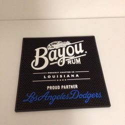 Bayou Rum LA Dodgers Big Bar Mat