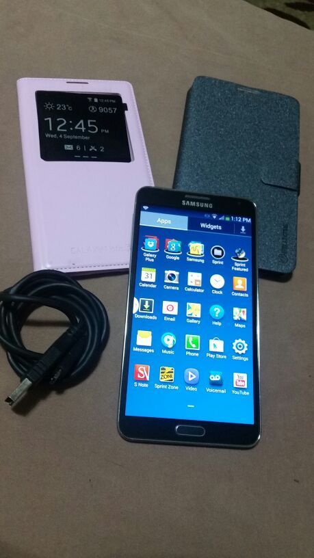 NEW Samsung Galaxy Note 3 Sprint w/case of choice