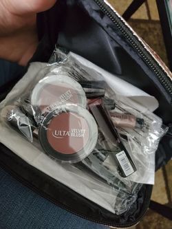 Ulta makeup bag includes makeup and brushes! New in plastic!