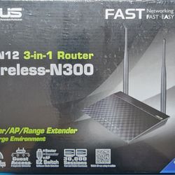 Asus RT-N12 3 In 1 Wireless N300