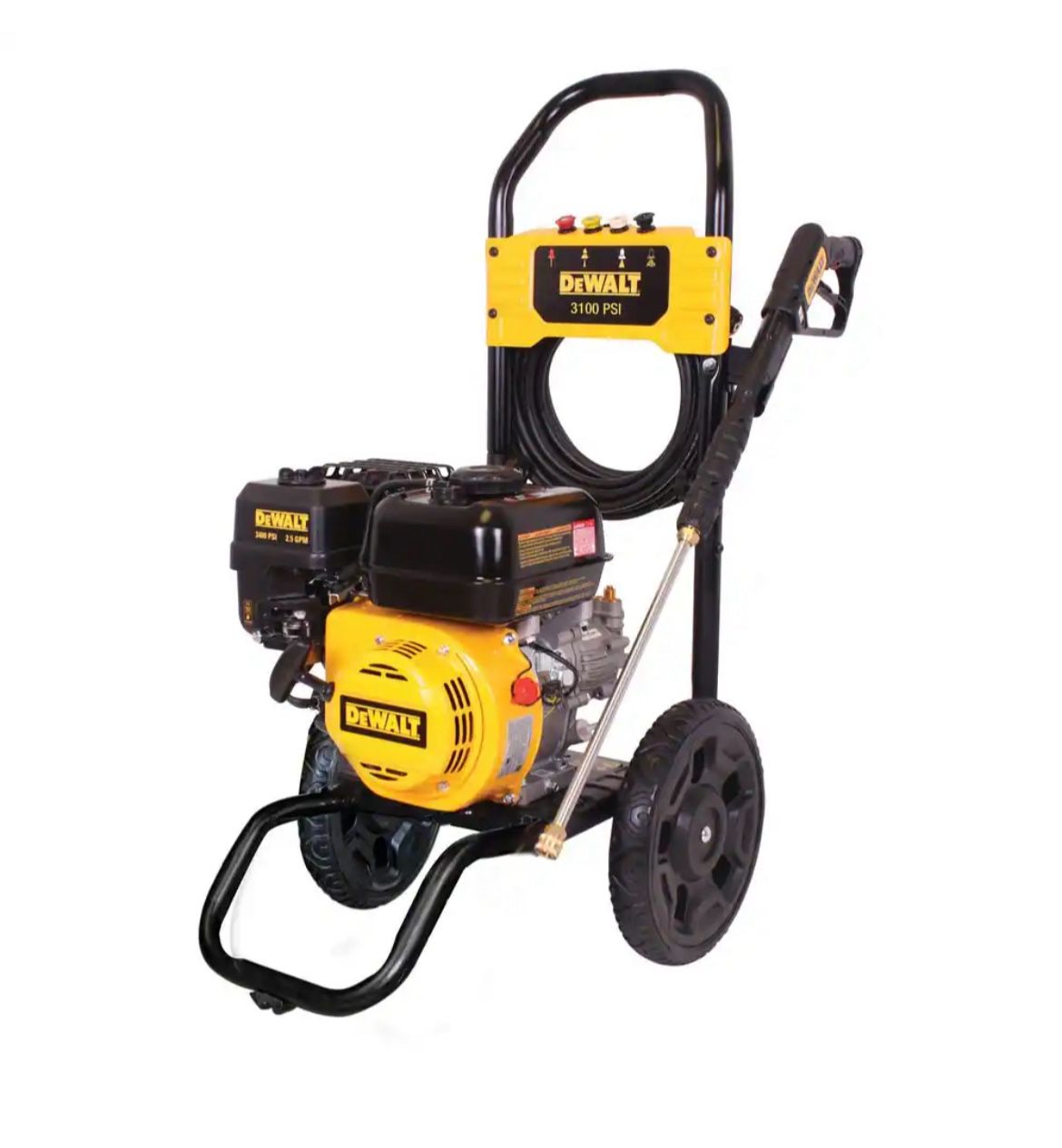 3100 PSI 2.3 GPM Cold Water Gas Pressure Washer with 163cc Engine