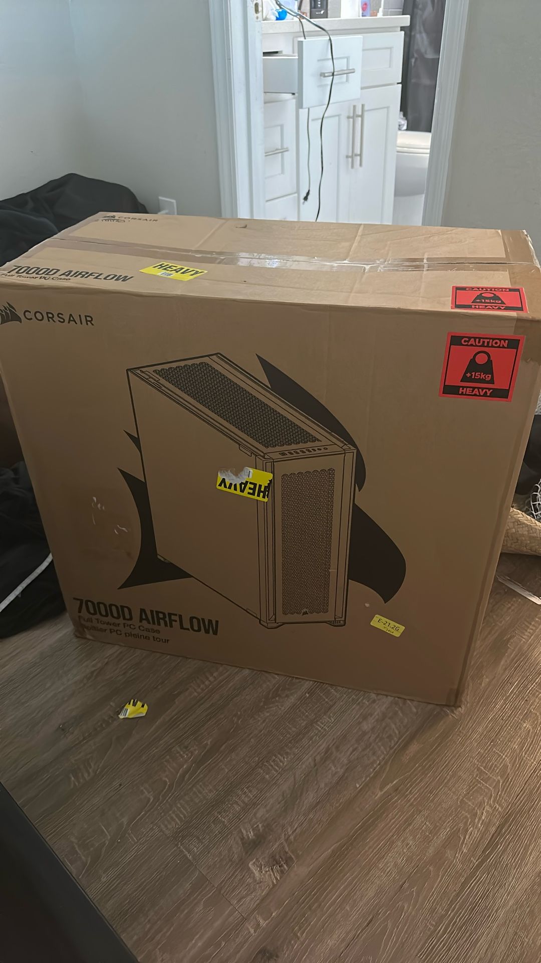 Corsair 7000D Airflow Black Glass Panel