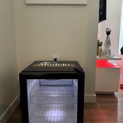 Night stand and mini fridge