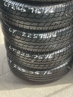 LT225/75/16” $60 each free installation
