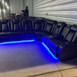 Brand New Power Reclining Sectional Couch