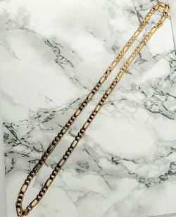 Diamond cut Figaro Chain