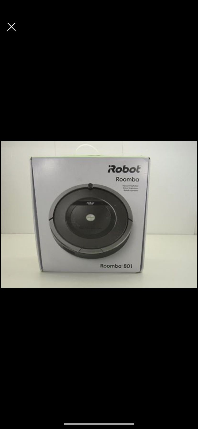 iRobot roomba 801 robot vacuum