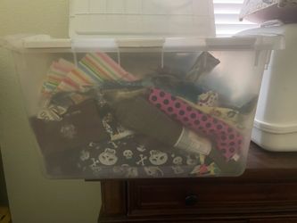 Tote full of fabric
