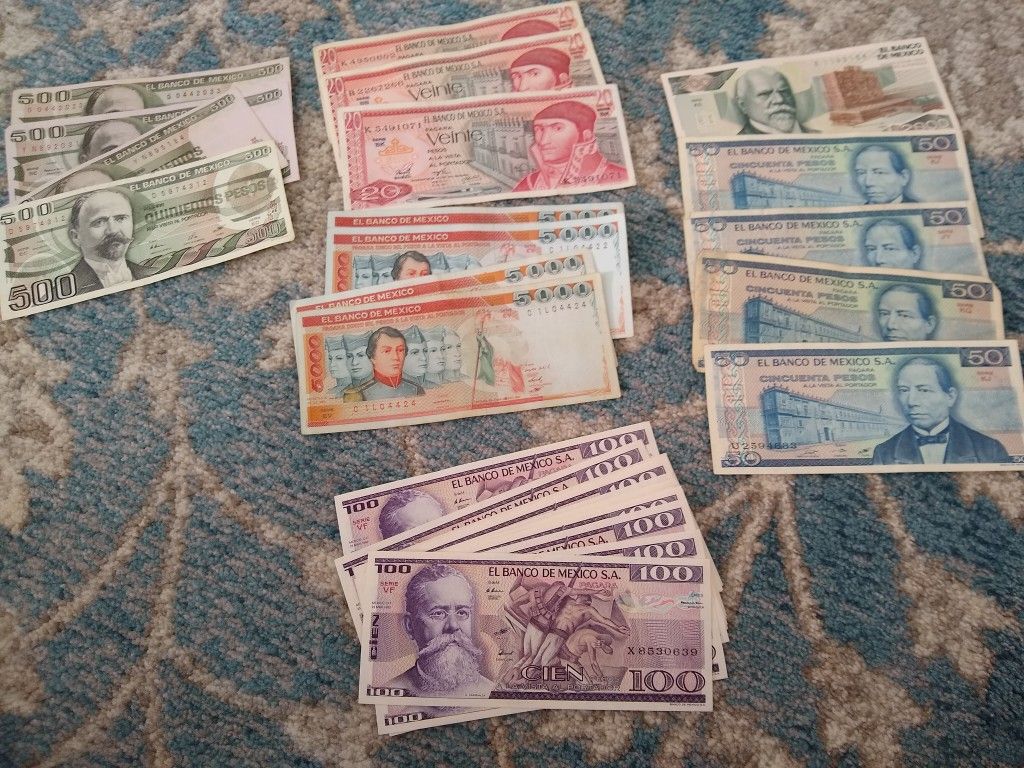 México Bills Billetes Antiguos
