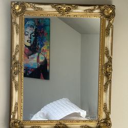 Decorative Wall Mirrors – Ornate Frames – $20 Each