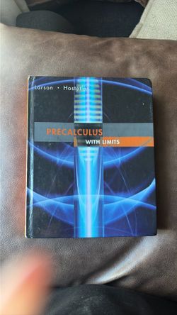 Precalculus with limits