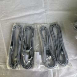 Brand New 9.5ft iPhone Charging Cables – USB to Lightning (4 Pack)