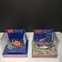 Aqua Culture Half Shipwreck & Treasure Diver Aquarium Bubbling Ornament Decor