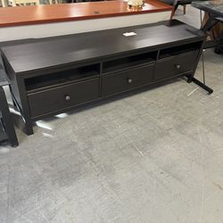 Black Low Tv Stand (in Store)