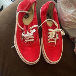 Red Vans 