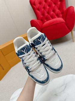 Louis Vuitton LV  Sneakers Denim Blue
