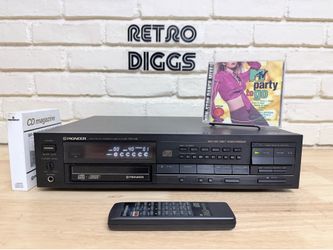 Vintage Pioneer PD-M6 CD Player/Changer w/Remote (serviced “)