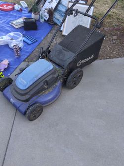 kobalt electric 120v lawnmower