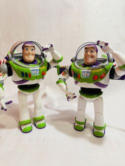 Disney Story Toy Story BUZZ LIGHTYEAR 12" Action Figure w/ Sound Works Read Desc