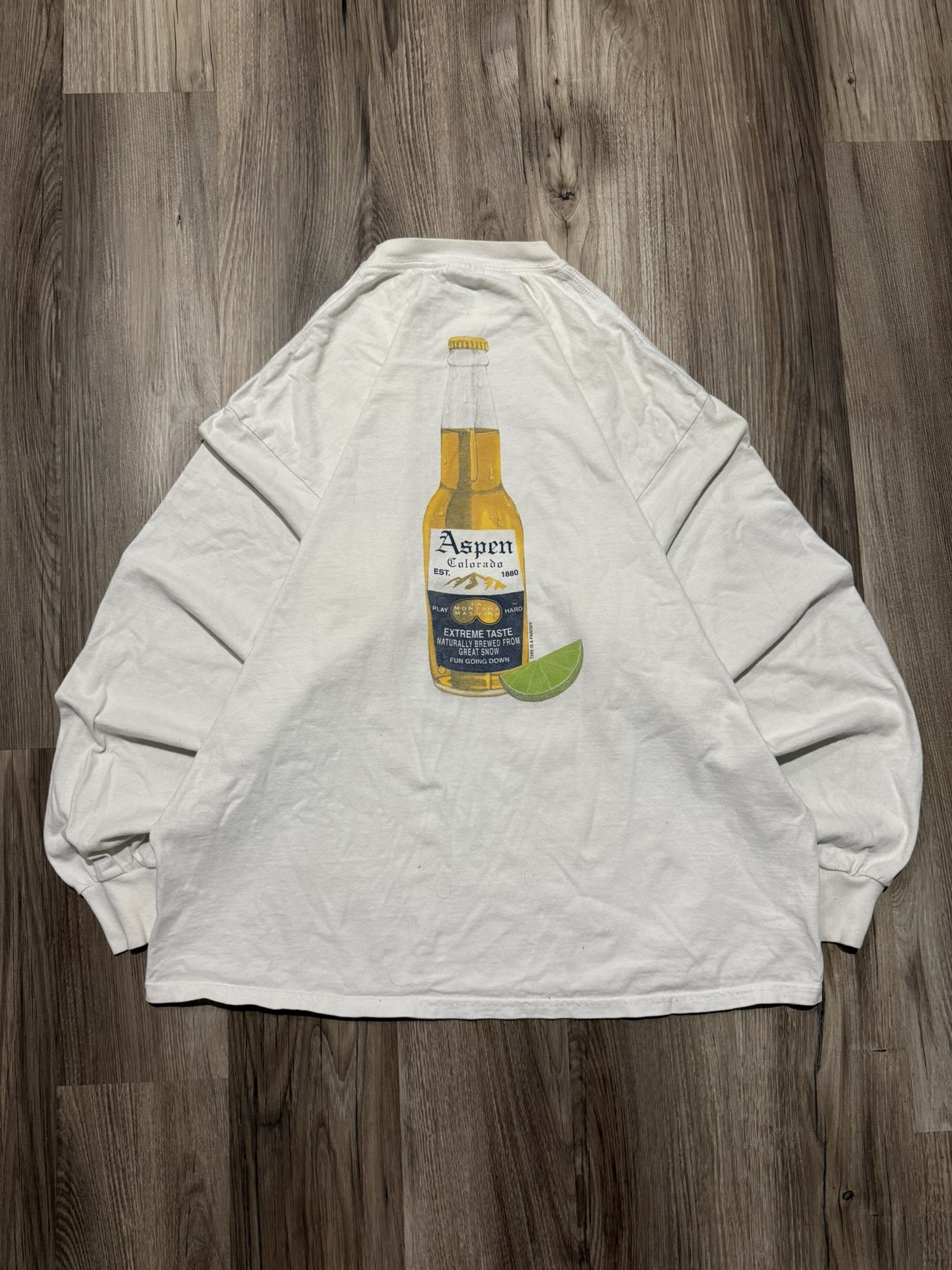 Aspen Colorado Corona Beer long sleeve shirt • Size XL