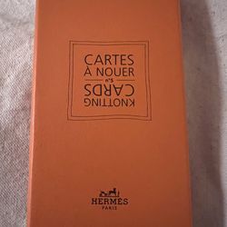 Hermès Cartes à Nouer No. 5 Knotting Cards Scarf Styling Set w/ Box