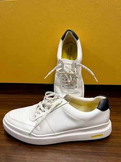 Cole Haan GrandPro AM Golf Shoes Men’s 10.5 – White Leather Spikeless