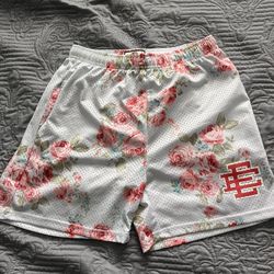 ERIC EMMANUELS PINK FLOWER PRINT