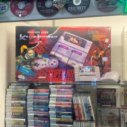 Super NES Killer Instinct Set Console Super Nintendo Entertainment System Console 