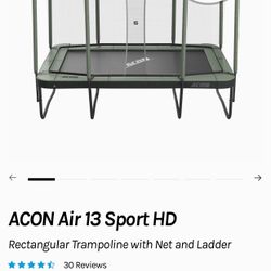 ACON Air 13 Sport HD Rectangular Trampoline 