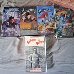 Superman Vhs Movie Bundle