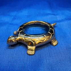 Vintage And So cute! Brass And Glass Magnifying Glass 