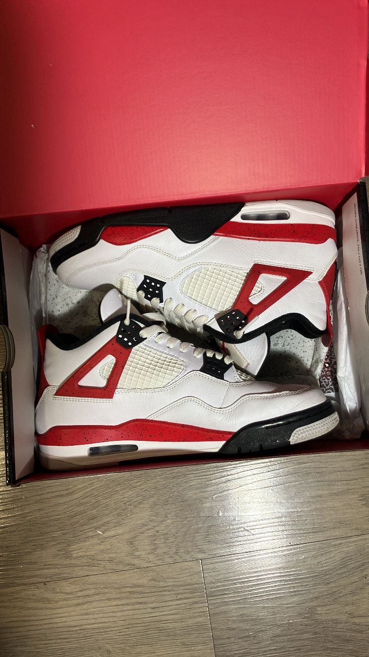 Jordan 4 Red Cement