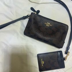 Coach Wallet With Matching ID Holder 