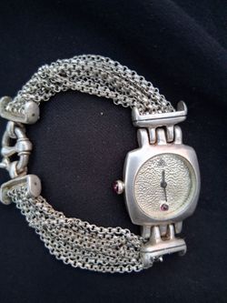 Solid silver 925 ladies watch