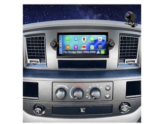 Car Radio for Dodge Ram 1500/2500/3-2008,Jeep Grand Cherokee 05-07 5GWiFi Upgrade Compass Patriot 2007-2008,Durango Charger 6.86inch Touch Scr