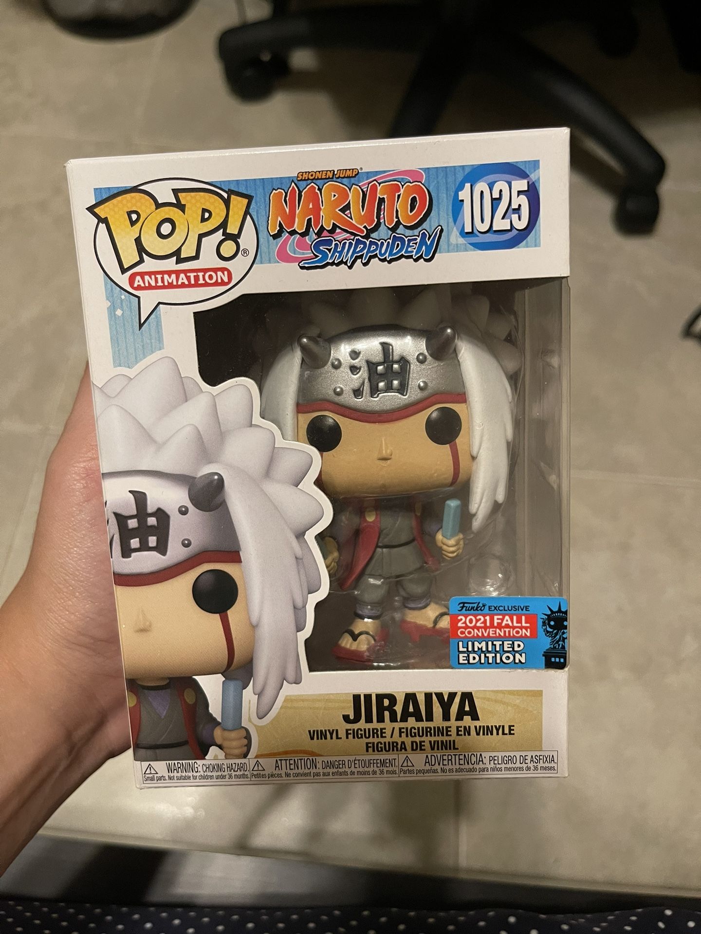 Jiraiya Popsicle 2021 Fall Convention Sticker Naruto Shippuden Funko Pop! Animation