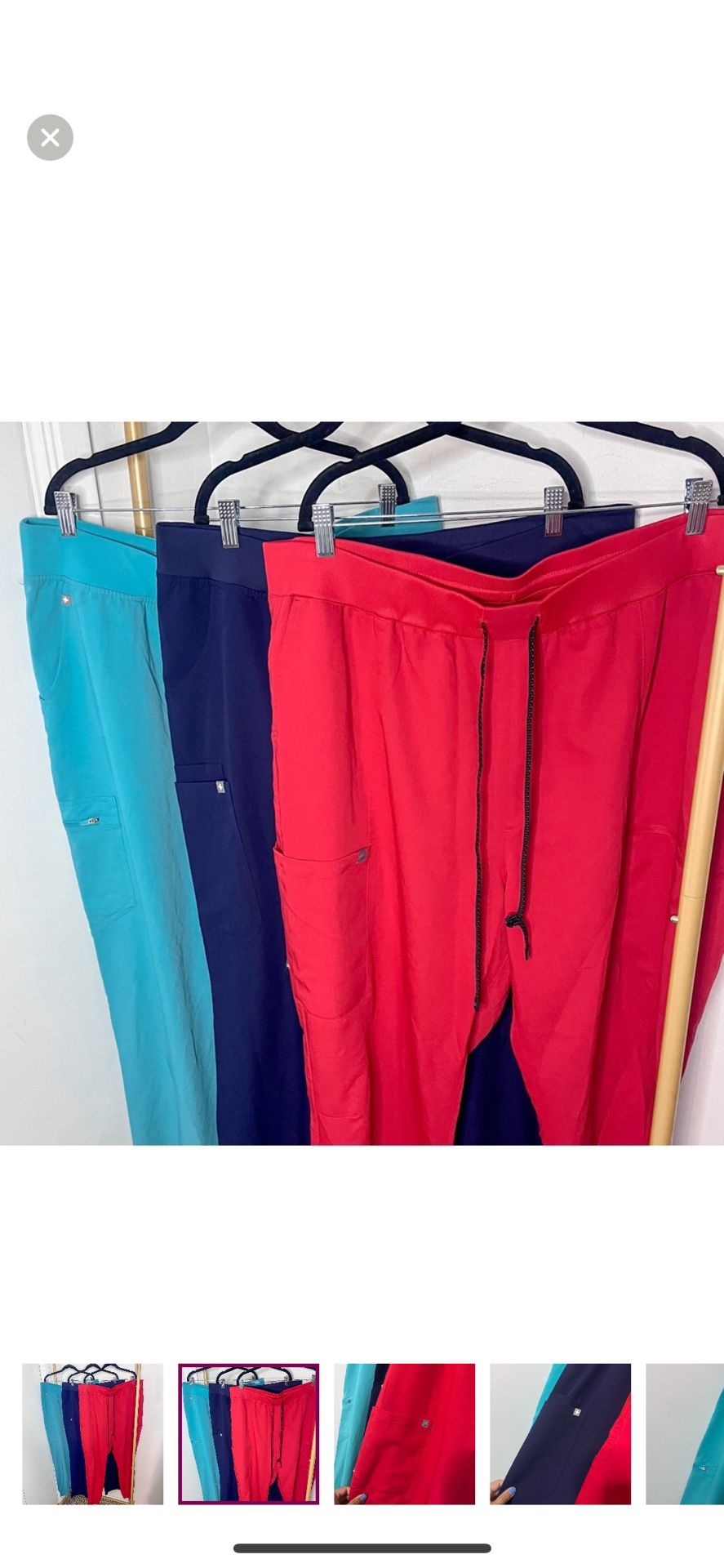 Bundle of FIGS & Fabletics Medical Scrubs Unisex Pants Size 3x/4x 