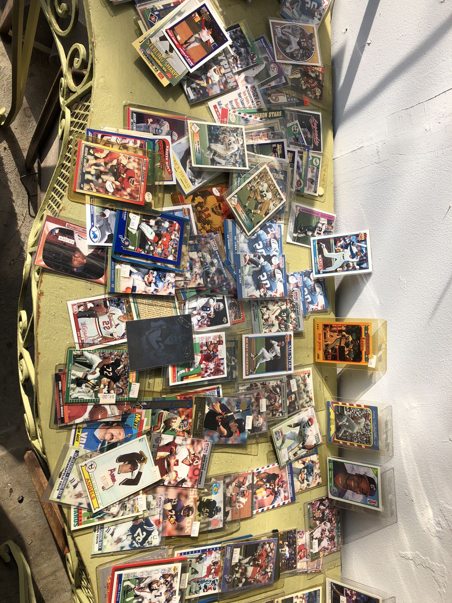 Baseball and football card 11boxes lots of money to be made let’s make a deal
