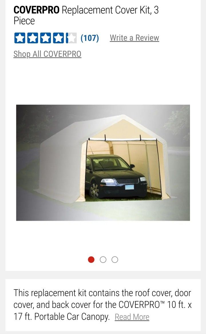 Coverpro 10x17 Replacement Cover
