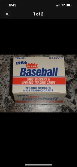 1986 Fleer Update Set