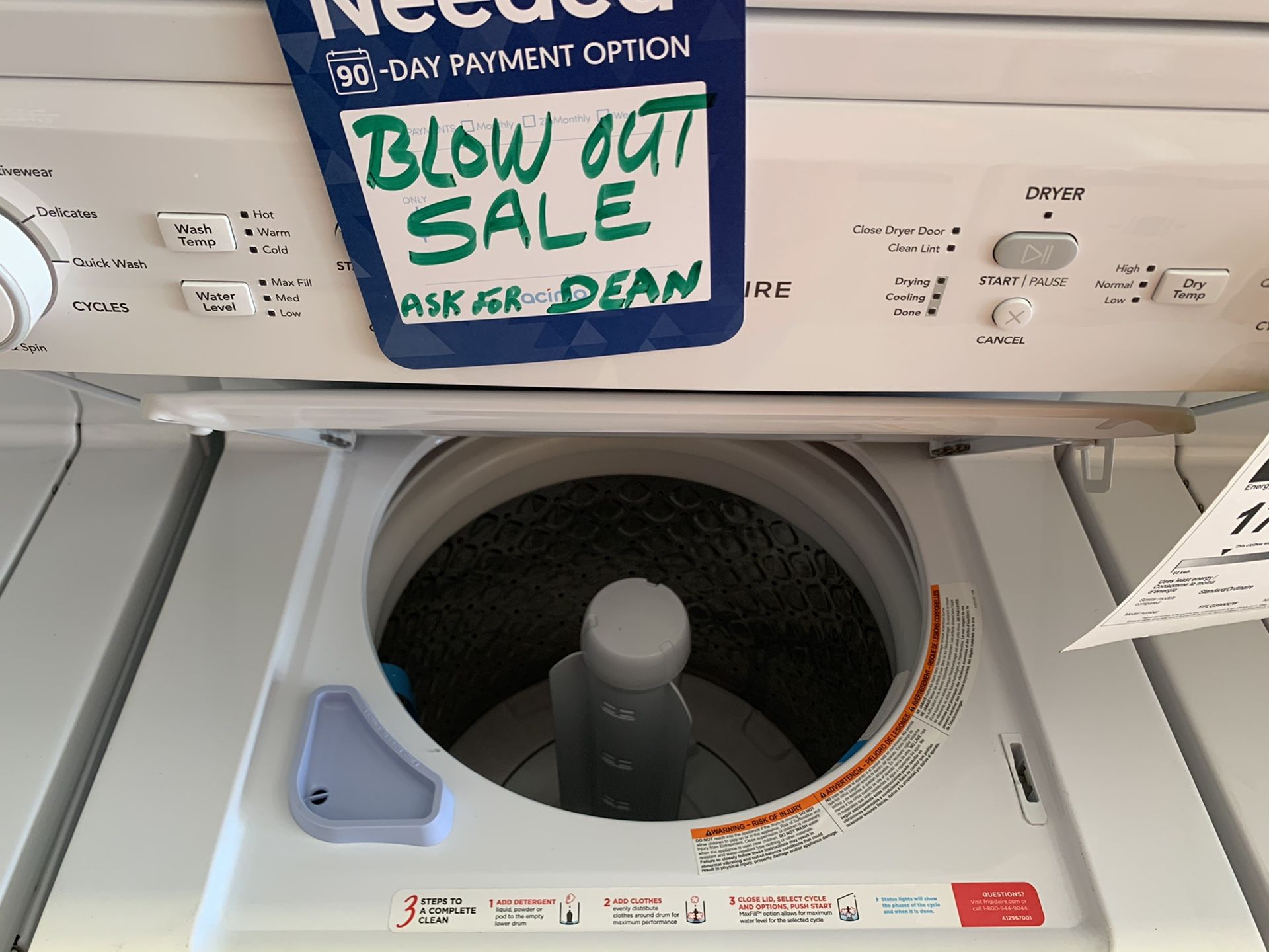 BRAND NEW FRIGIDAIRE STACKABLE WASHERS AND DRYERS for Sale in Houston